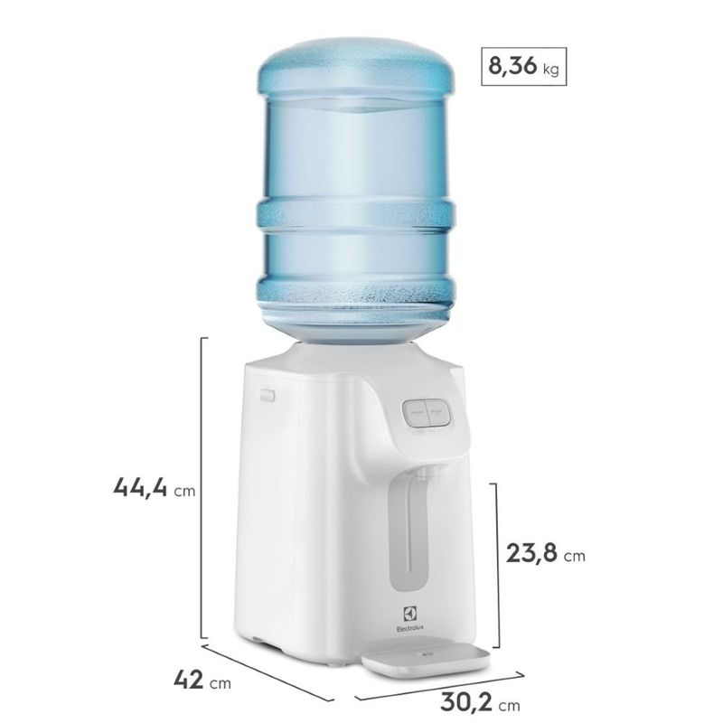 bebedouro de mesa electrolux 127v branco bc01b