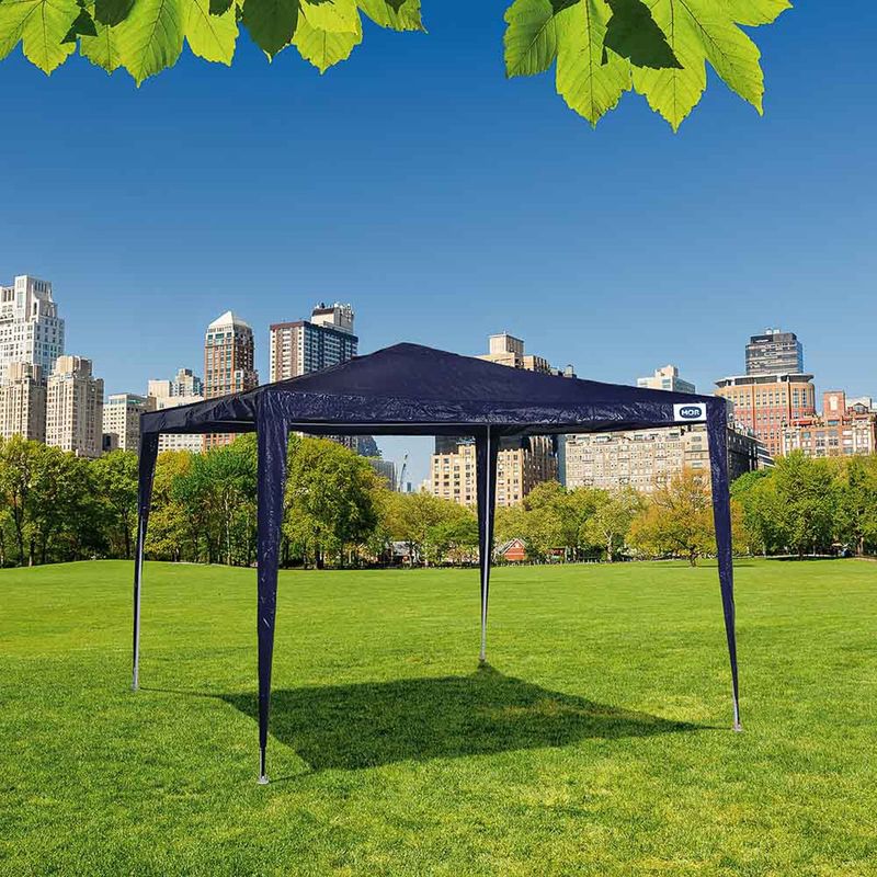 tenda gazebo mor ráfia 3m x 3m azul