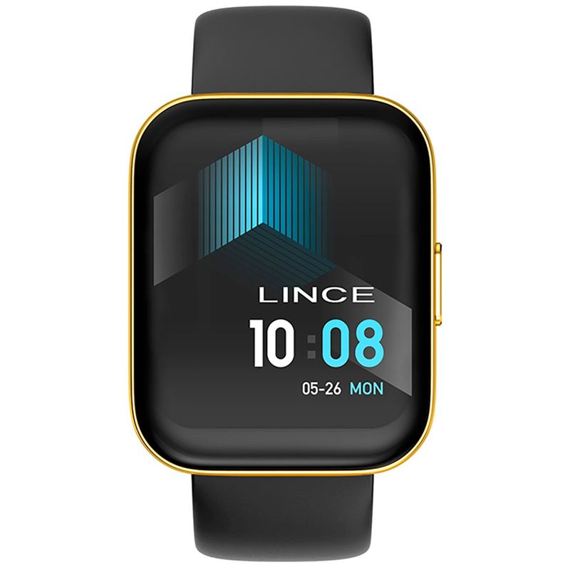 smartwatch lince fit 3 dourado lswuqpm003 pxpx unissex