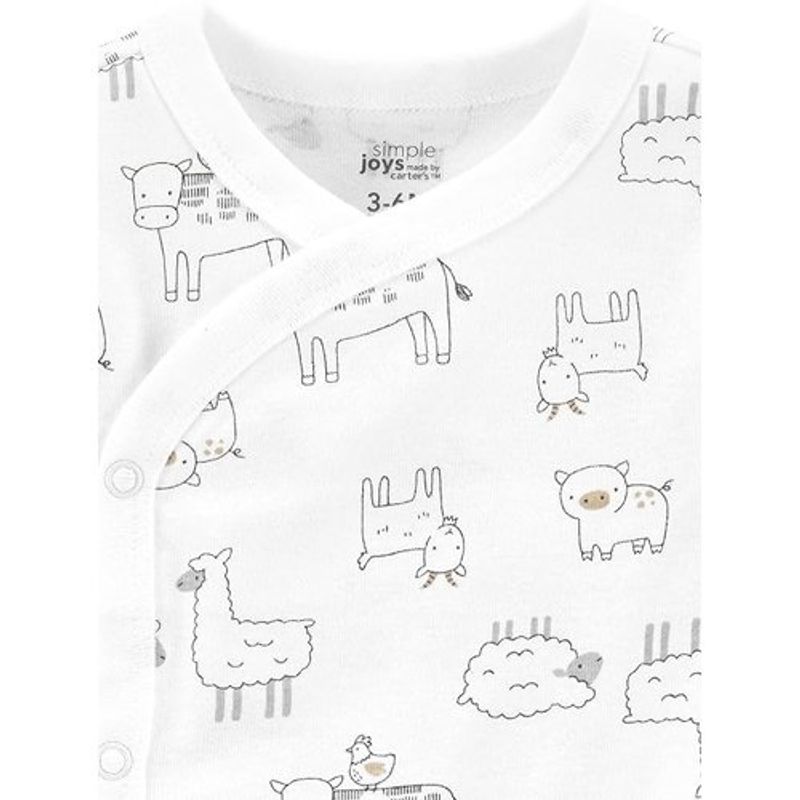 conjunto 5 peças macacão simple joys carter's a-bi