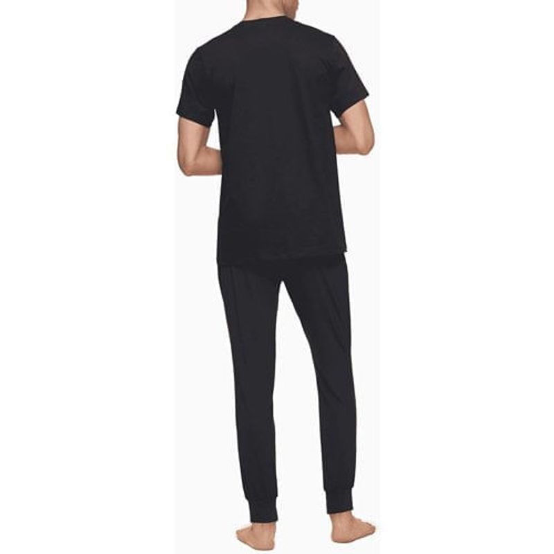 conjunto de camisetas calvin klein 3 peças preta xl a-bi