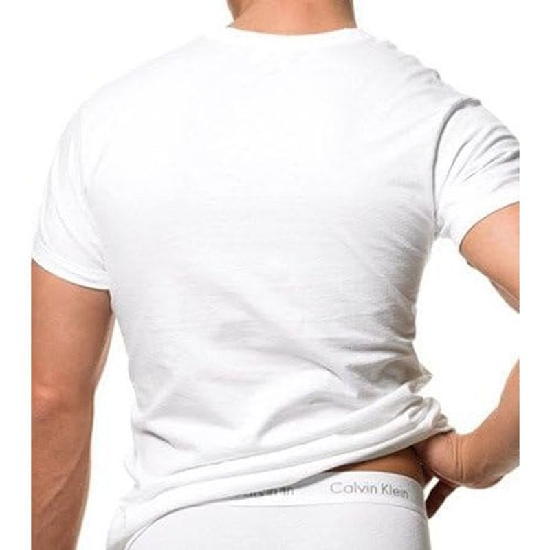 conjunto de camisetas calvin klein 3 peças branca g a-bi