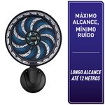 ventilador de parede 40cm arno xtreme preto ve3970b1