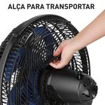 ventilador de parede 40cm arno xtreme preto ve3970b1