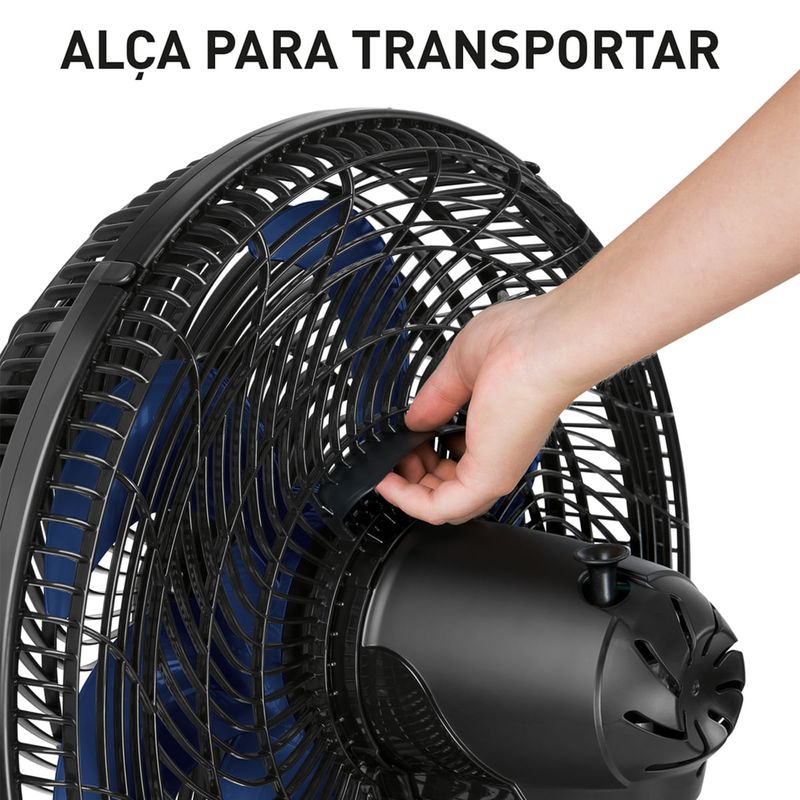 ventilador de parede 40cm arno xtreme preto ve3970b1