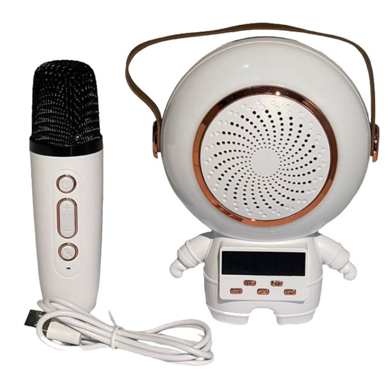 caixa de som inova astro speaker astronauta (mp)