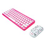 teclado e mouse wireless letron e bluetooth hello kitty (mp)
