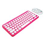 teclado e mouse wireless letron e bluetooth hello kitty (mp)