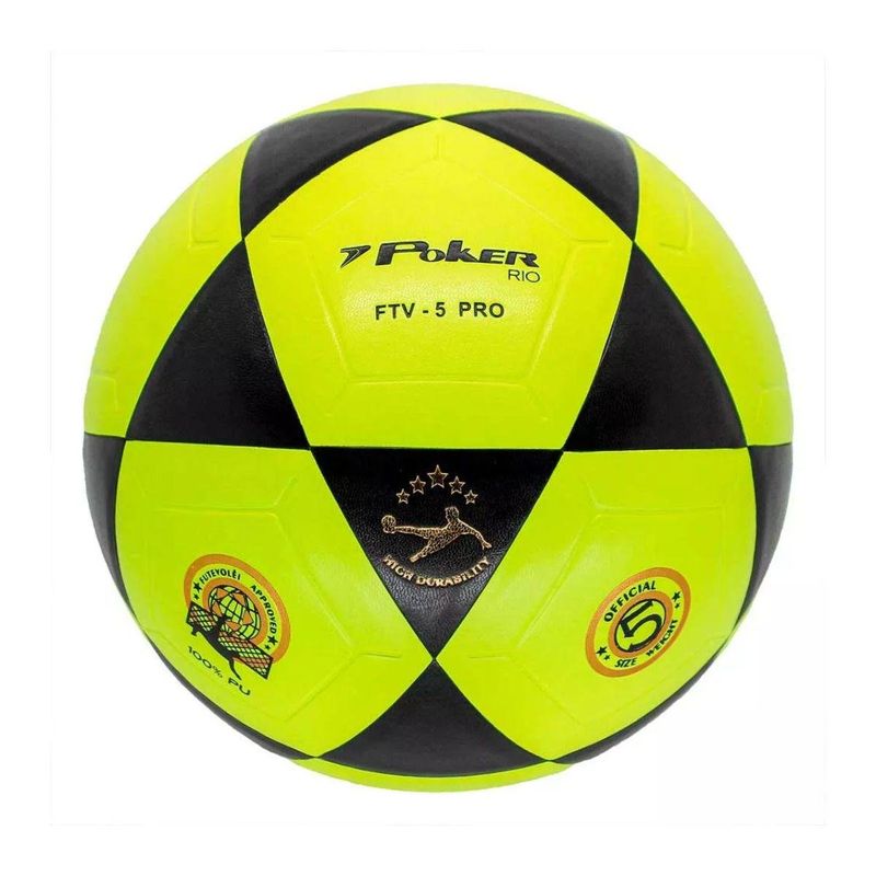 bola de futevôlei poker vulcanizada rio ftv-5 pro 0577 (mp)