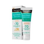 protetor solar faciel neutrogena pele clara fps70 40g
