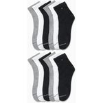 conjunto de meias tommy hilfiger 12 peças a-bi