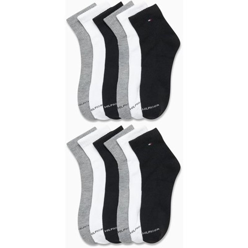conjunto de meias tommy hilfiger 12 peças a-bi
