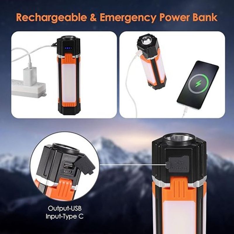 lanterna de acampamento recarregável greenclick a-bi
