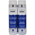 kit shampoo + condicionador kerabrasil gold platinum 250ml (mp)