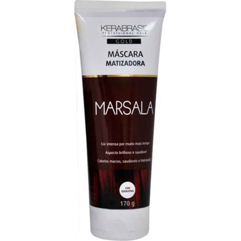 máscara kerabrasil gold matizadora marsala 170g (mp)