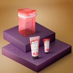 kit eudora instance frutas vermelhas hidratante 75ml + creme de mãos 30ml