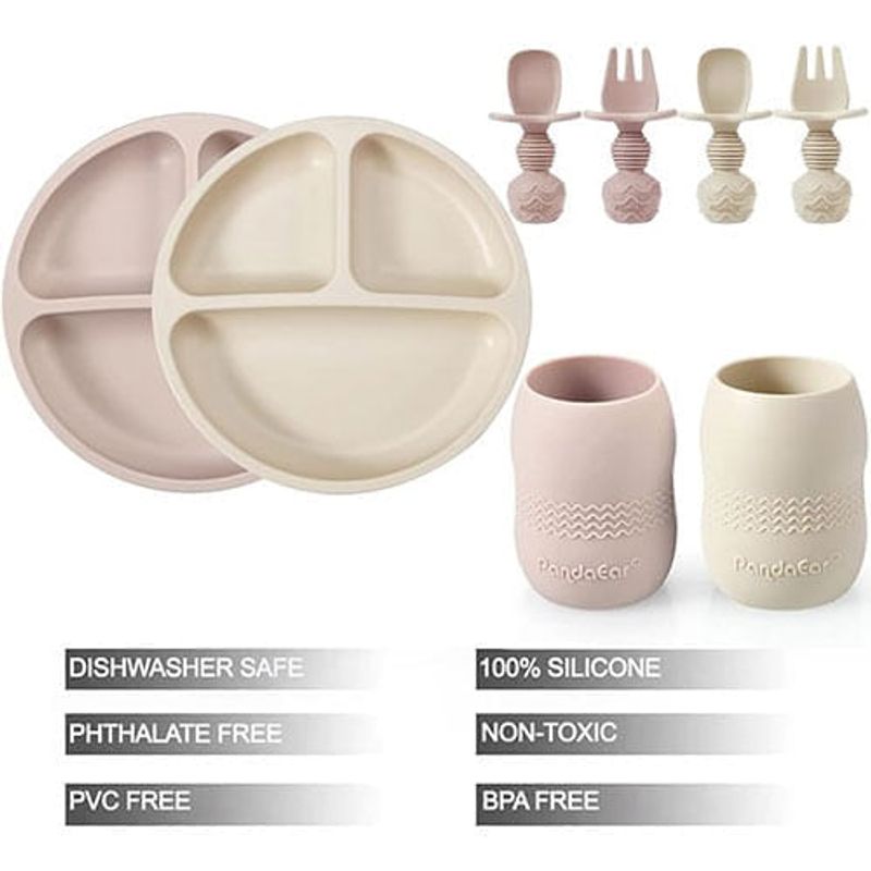 conjunto alimentação pandaear 4 peças a-bi