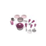 cozinha fantásticas princesas xalingo 79,5cm colorida com pia, forno, fogão e 11 acessórios (mp)