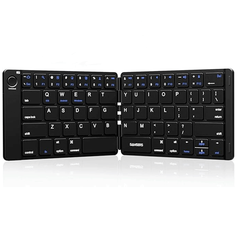 teclado samsers dobrável preto a-bi