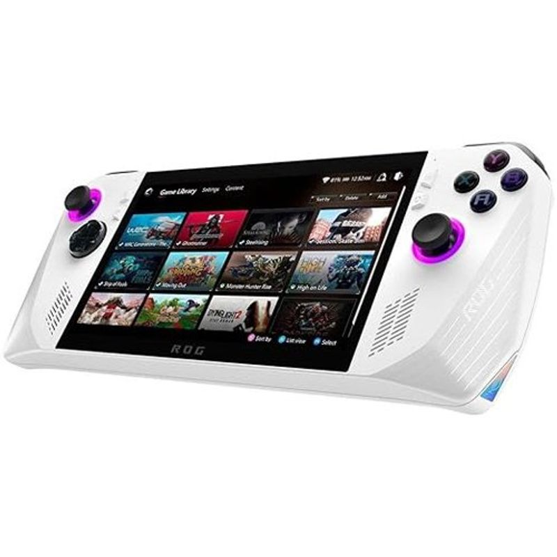 console portátil asus rog ally amd z1 512gb branco a-bi