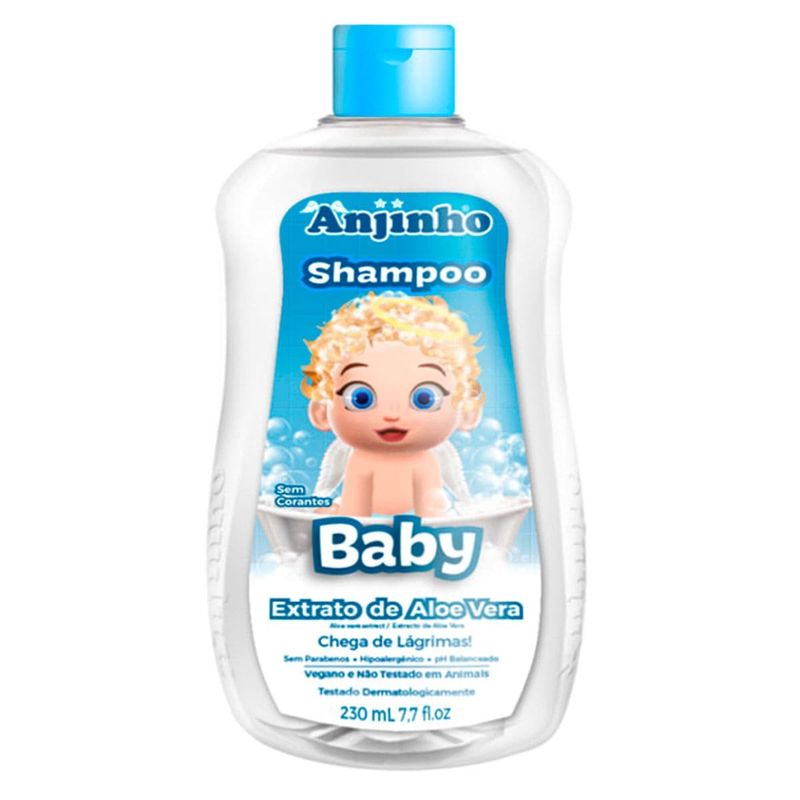 shampoo anjinho baby azul 230ml (mp)