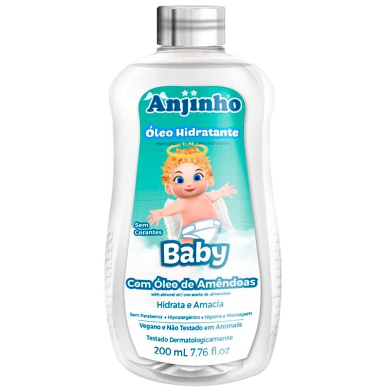 óleo hidratante anjinho baby 200ml (mp)