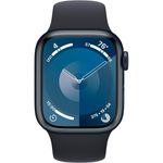 apple watch series 9 gps 41mm pulseira esportiva midnight a-bi