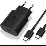 carregador para smartphone usb-c 25w preto