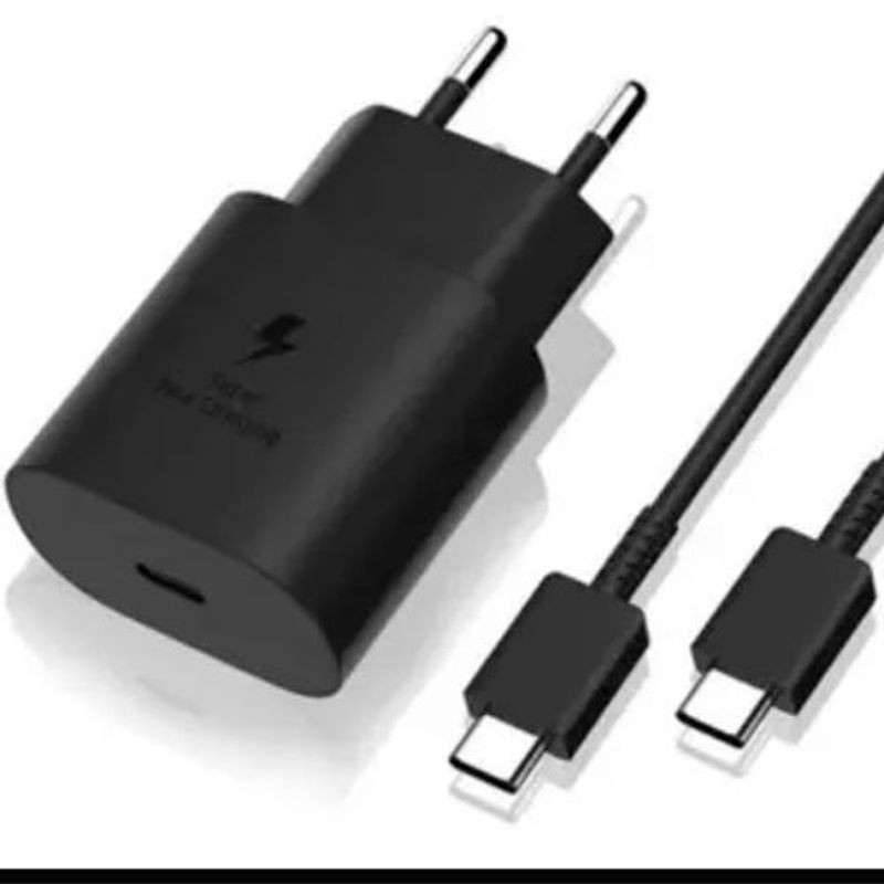 carregador para smartphone usb-c 25w preto