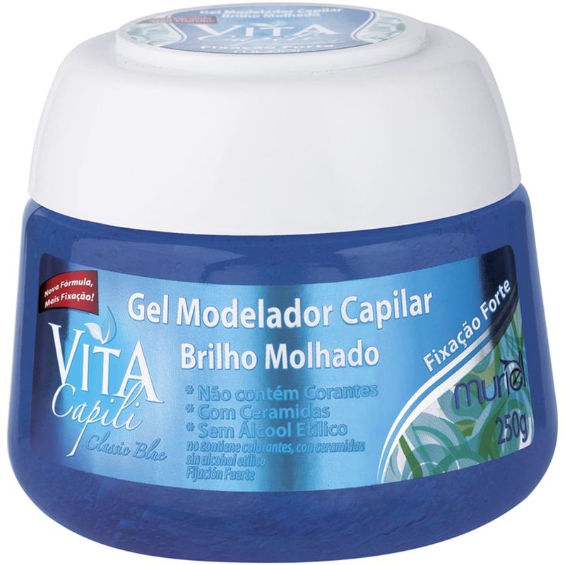 gel fixador para cabelo muriel classic blue 250g (mp)