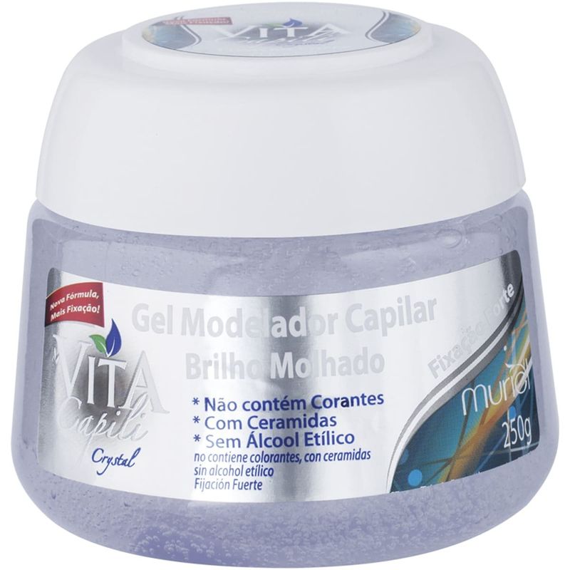 gel fixador para cabelo muriel crystal 250g (mp)