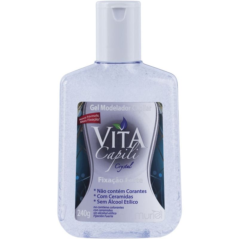 Gel Fixador para Cabelo Muriel Vertical Crystal 240g
