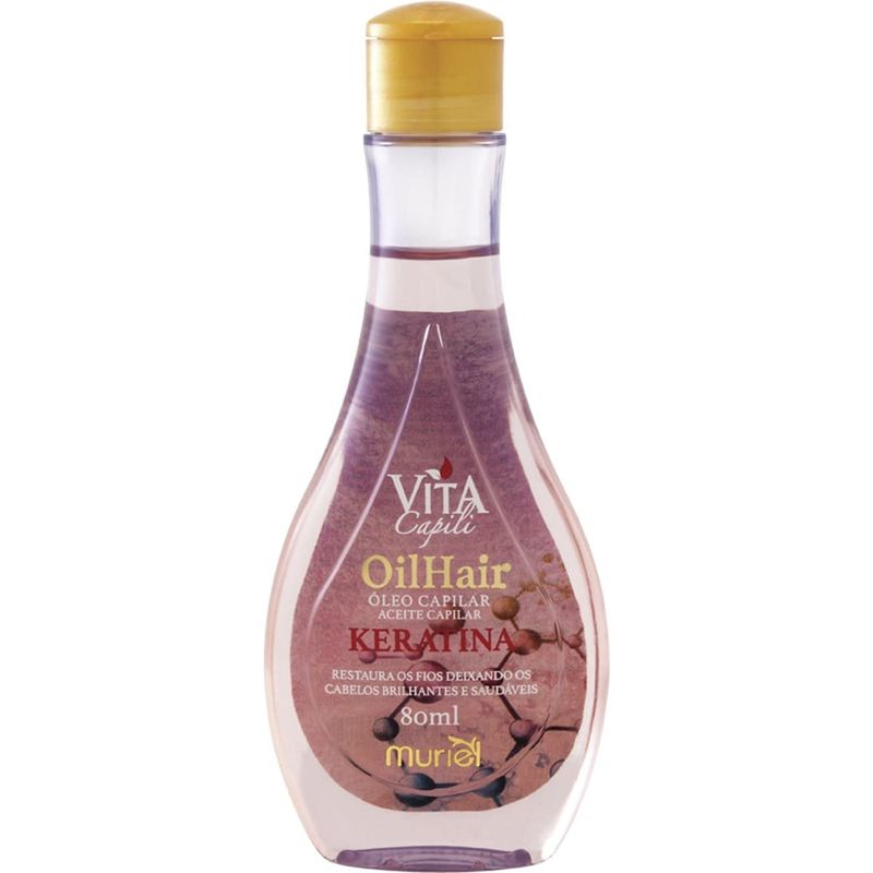 óleo capilar vita capili keratina 80ml (mp)