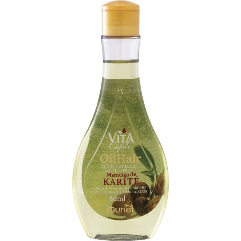 óleo capilar vita capili karité 80ml (mp)