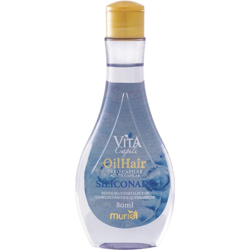 óleo capilar vita capili siliconado 80ml (mp)
