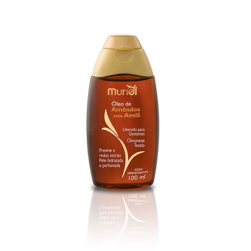 óleo muriel corporal amêndoas com avelã 100ml (mp)