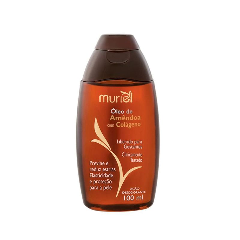 óleo muriel corporal amêndoas e colágeno 100ml (mp)