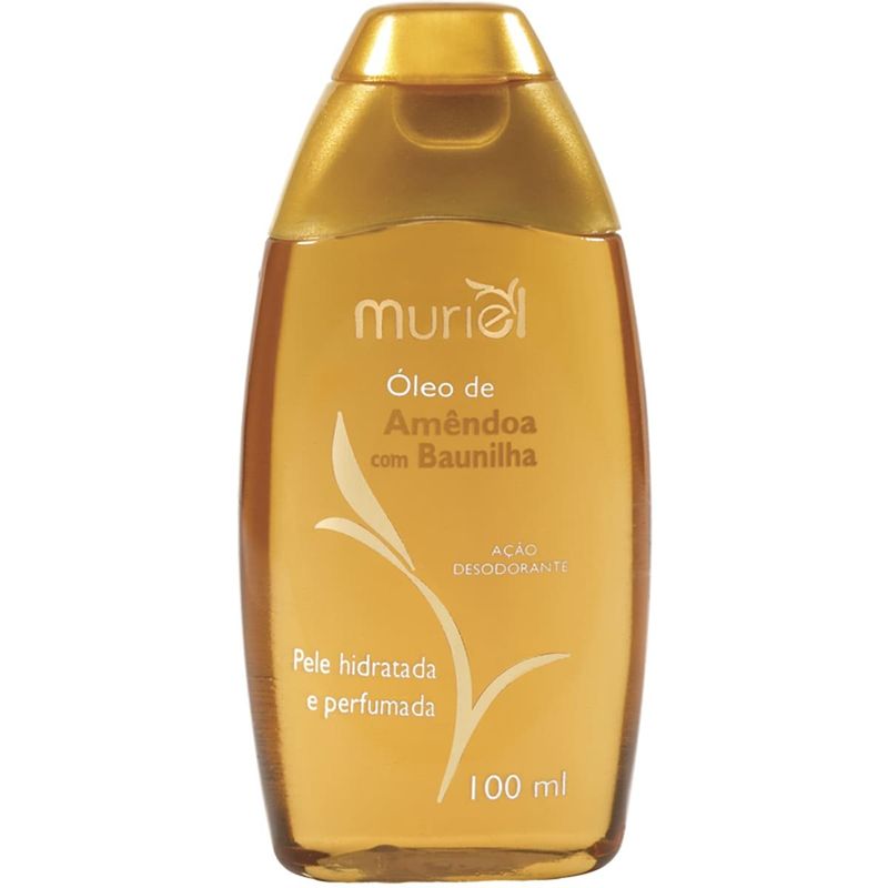 óleo muriel corporal amêndoas com baunilha 100ml (mp)