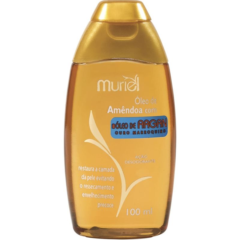 óleo muriel corporal amêndoas e argan 100ml (mp)