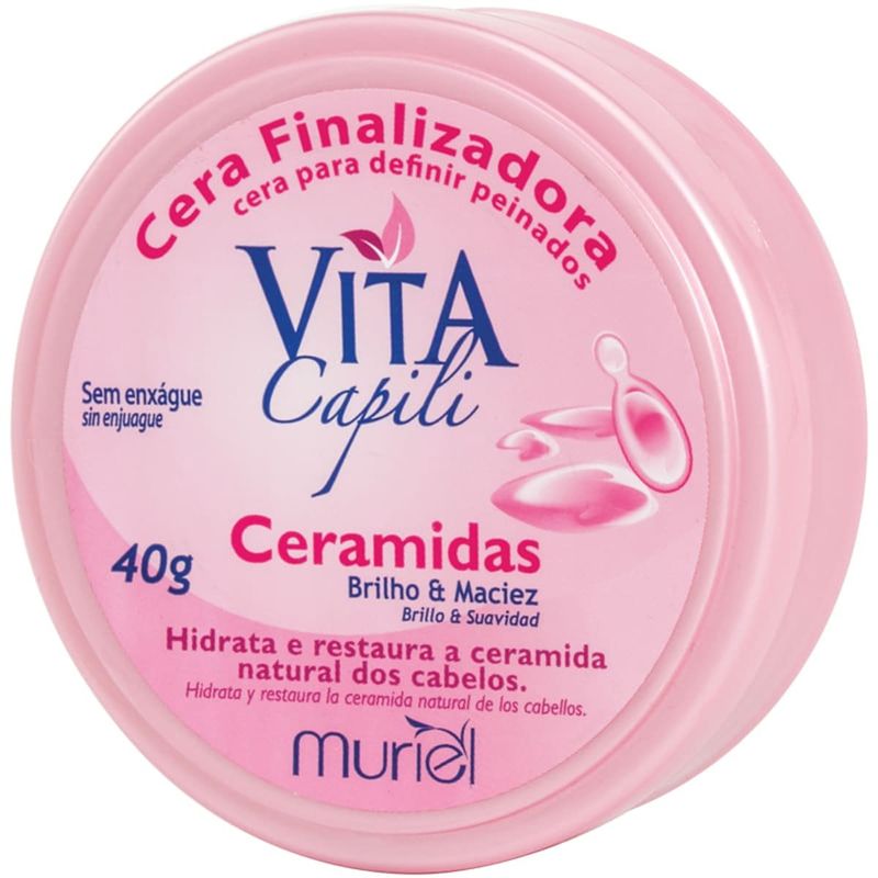 cera finalizadora capilar vita capili ceramidas 40g (mp)