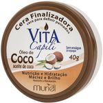 cera finalizadora capilar vita capili óleo de coco 40g (mp)