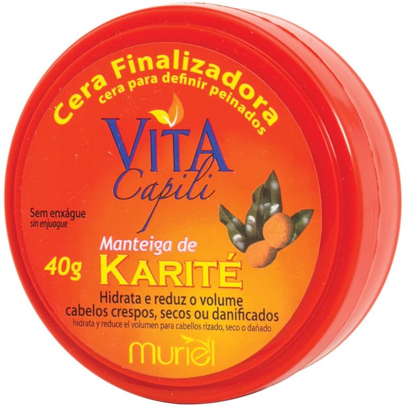 cera finalizadora capilar vita capili manteiga de karité 40g (mp)
