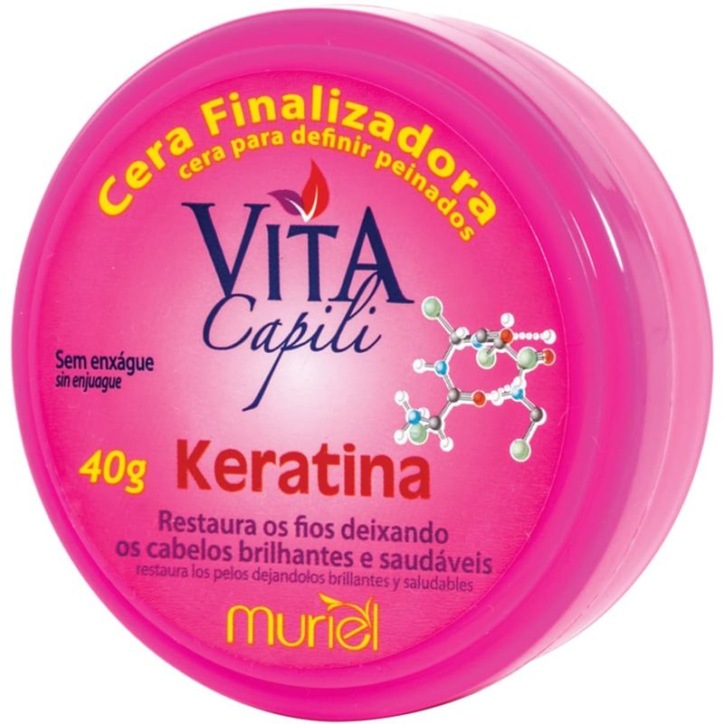 cera finalizadora capilar vita capili queratina 40g (mp)