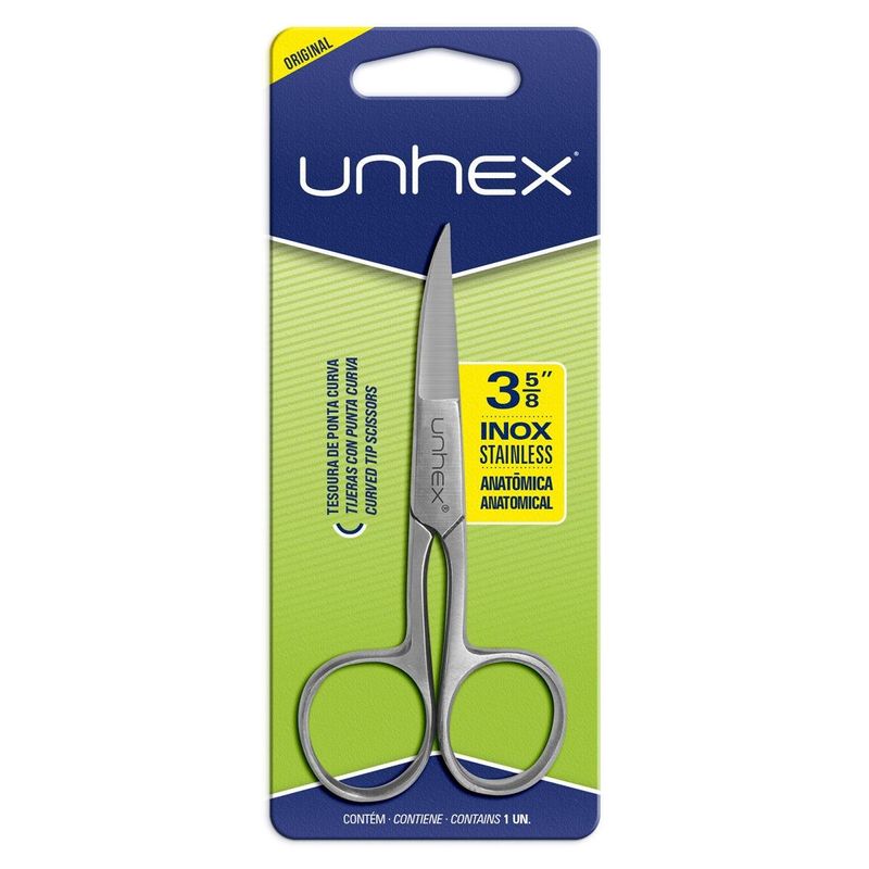 tesoura curva merheje unhex inox 3 5/8 (mp)