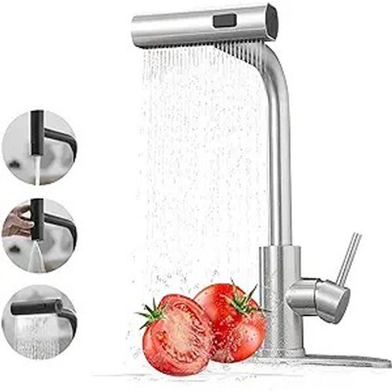 torneira de cozinha joom inoxidável cinza a-bi
