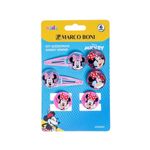 kit elástico e presilha para cabelo marco boni minnie (mp)