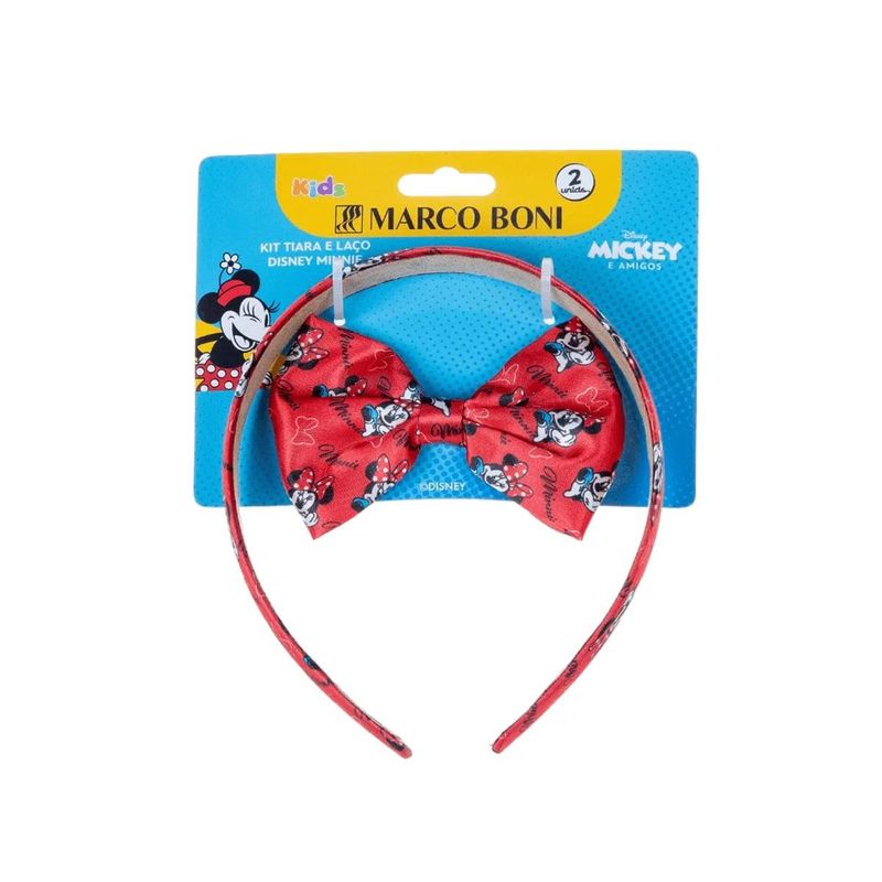 kit tiara e laço marco boni disney minnie (mp)