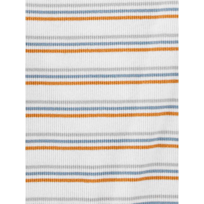 conjunto body 4 peças 24m carter's simple joys listras manga comprida a-bi