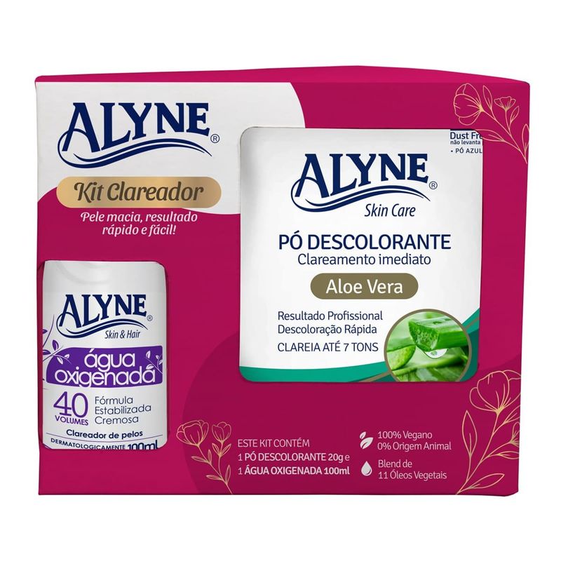 kit clareador alyne duo aloe vera (mp)