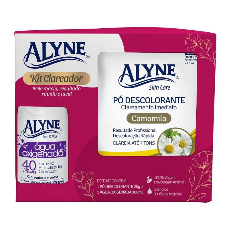 kit clareador alyne duo camomila (mp)
